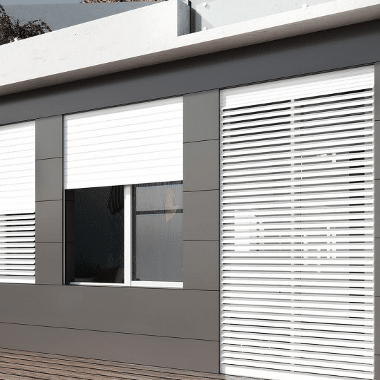 Shutter Systems, Outboard blinds, Monoblock boxed blinds, Automatic blinds, Venetian blinds
